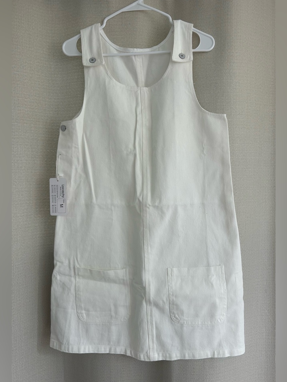 Sleeveless Dress with Front Pockets